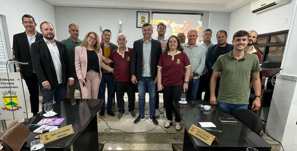 Câmara Recebe Luciano Travagila mostrando os preparativos da 62º Festa de Corpus Christi