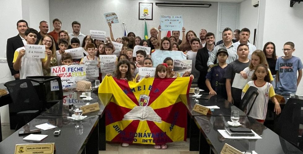 Registro de Participação da Escola Municipal Frei Juan